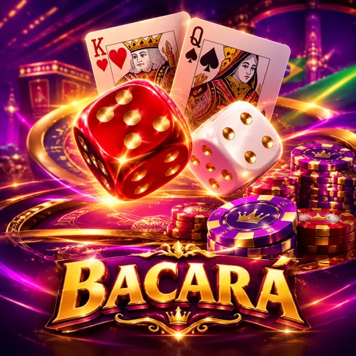 Mesa de Bac Bo com quatro dados e dealer