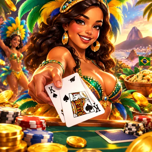 Mesa VIP de blackjack com fichas de alto valor sobre o feltro