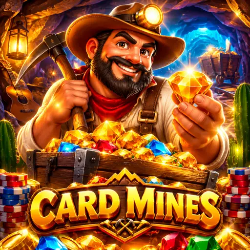 Miniatura do jogo Mines com grade de quadrados e bombas
