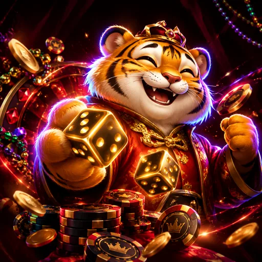 Respin do Fortune Tiger travando os rolos 1 e 3 com o tigre animado ao lado