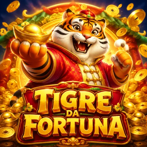 Slot Fortune Tiger com tigre e símbolos chineses dourados