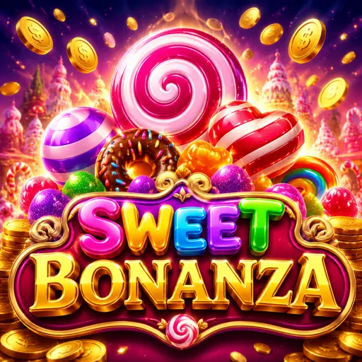Tela do slot Sweet Bonanza com doces e rodadas grátis